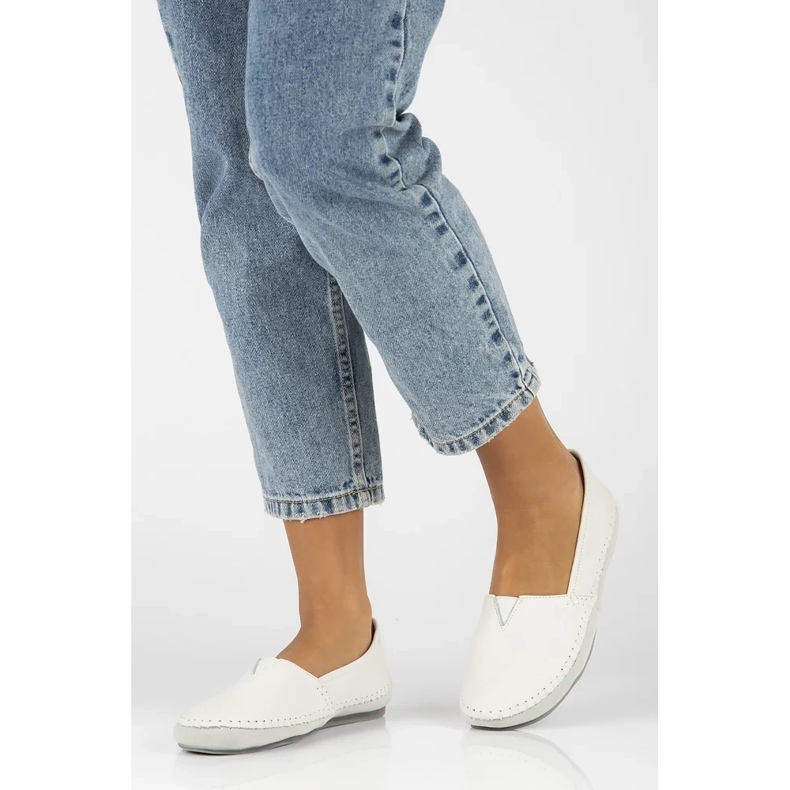 Filippo DP031/25 kožených mochérů bílý 1