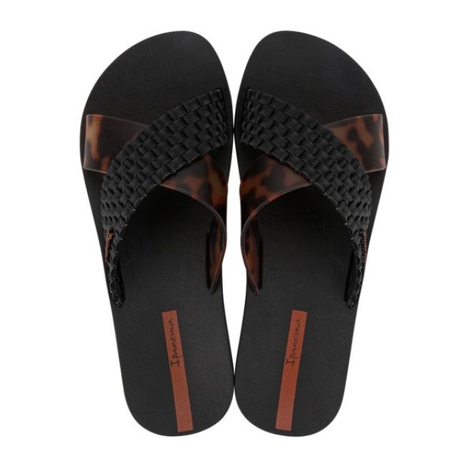 Ipanema Slide Slide 27214 BC402 Black Leopard Flip -Flips černý 1