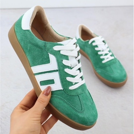Kožená sportovní bota Suede Green Vinceza 79517 zelený 1