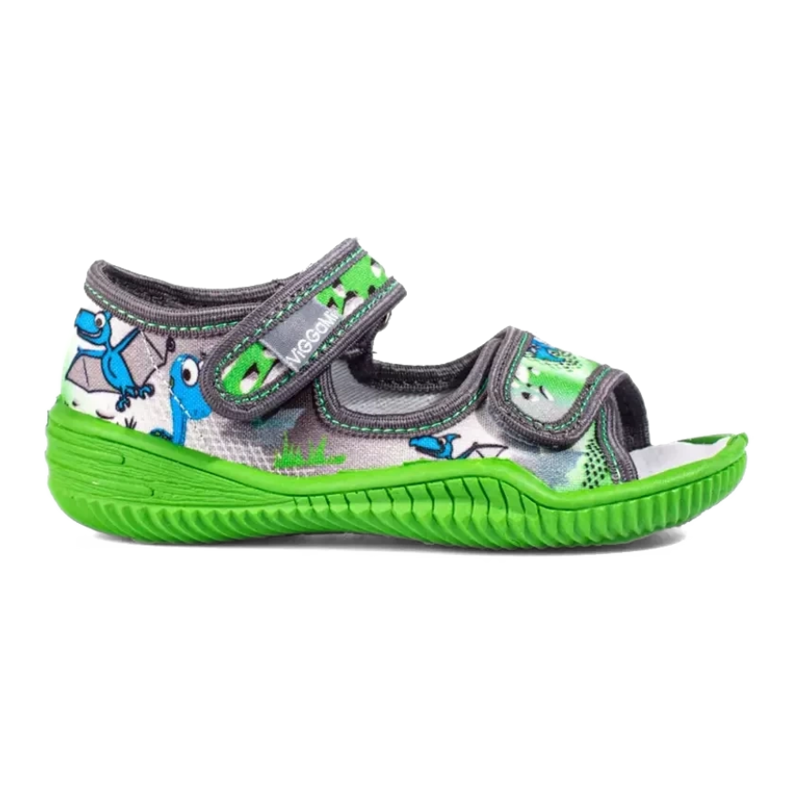 Pantofle Viggami pro kluky zelená 2