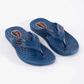 Blue Men's Flip -Fops modrý 1 Blue Men's Flip -Fops modrý 1