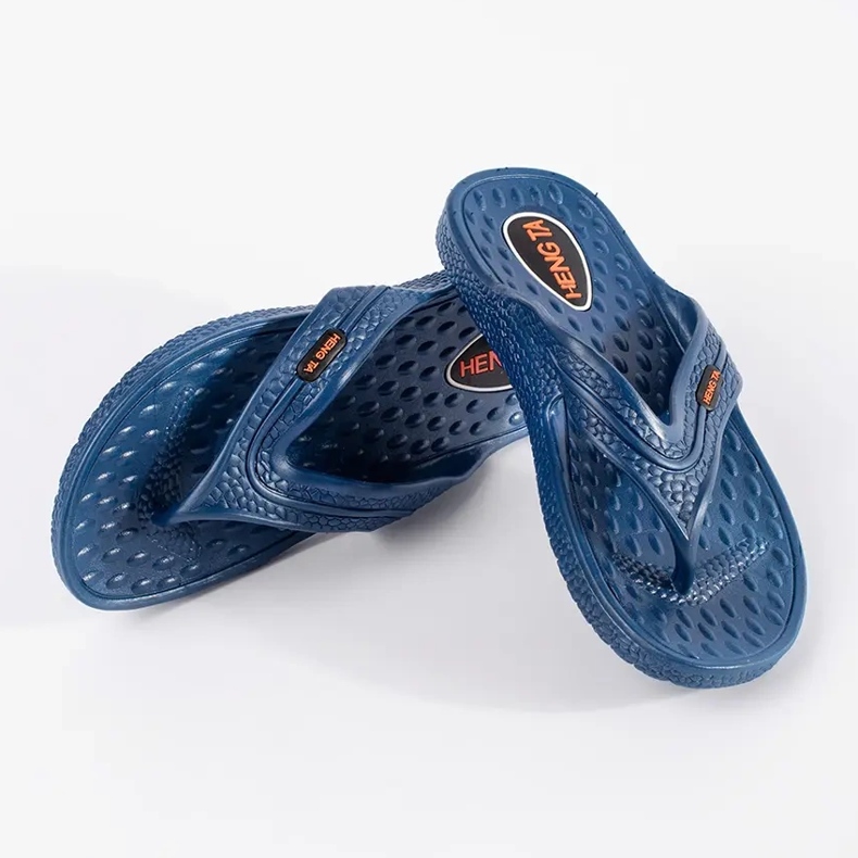 Blue Men's Flip -Fops modrý 2