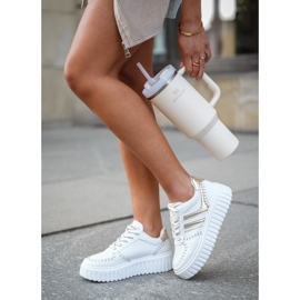 Dámské tenisky na zlaté platformě zlatý 2 Dámské tenisky na zlaté platformě zlatý 2