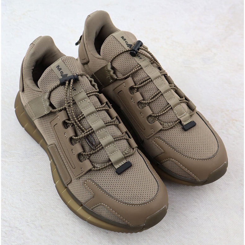 Pánské sportovní boty hnědé McArthur MC4 zelená 2