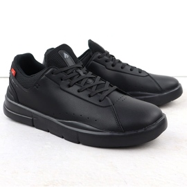Pánské kožené sportovní boty Black McArthur MC19 černá 1