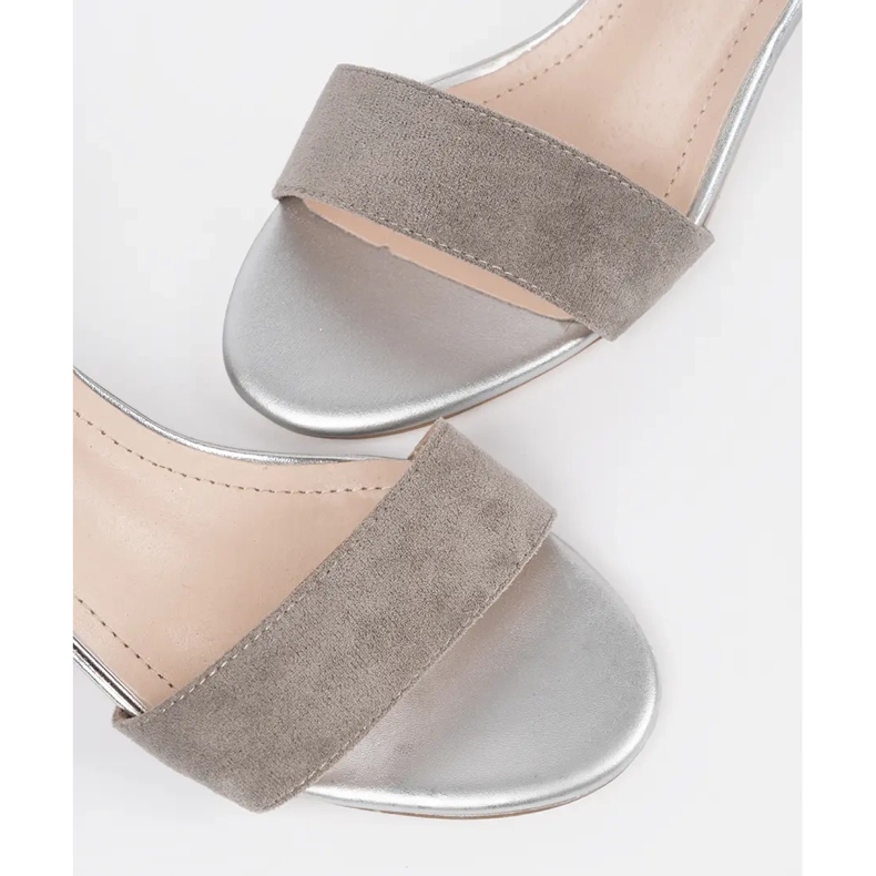 Sandály na postu Sergio Leone šedá 2