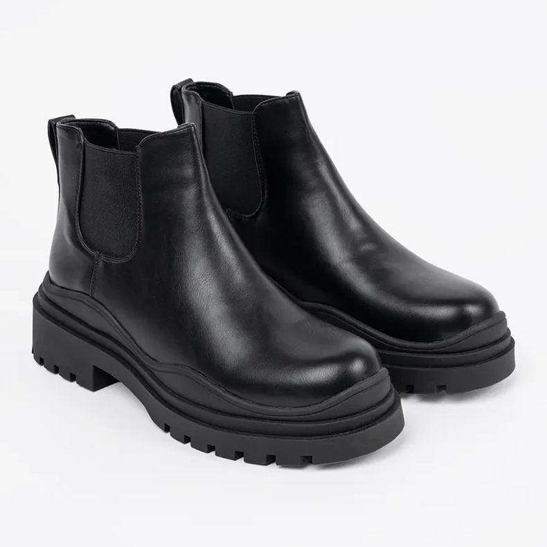 Dámské kotníkové boty Shelovet na platformě béžový 2