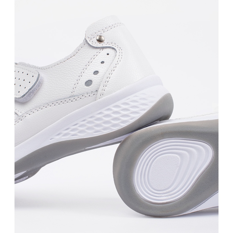 Goodin Spadly sandály bílé kůže bílý 2