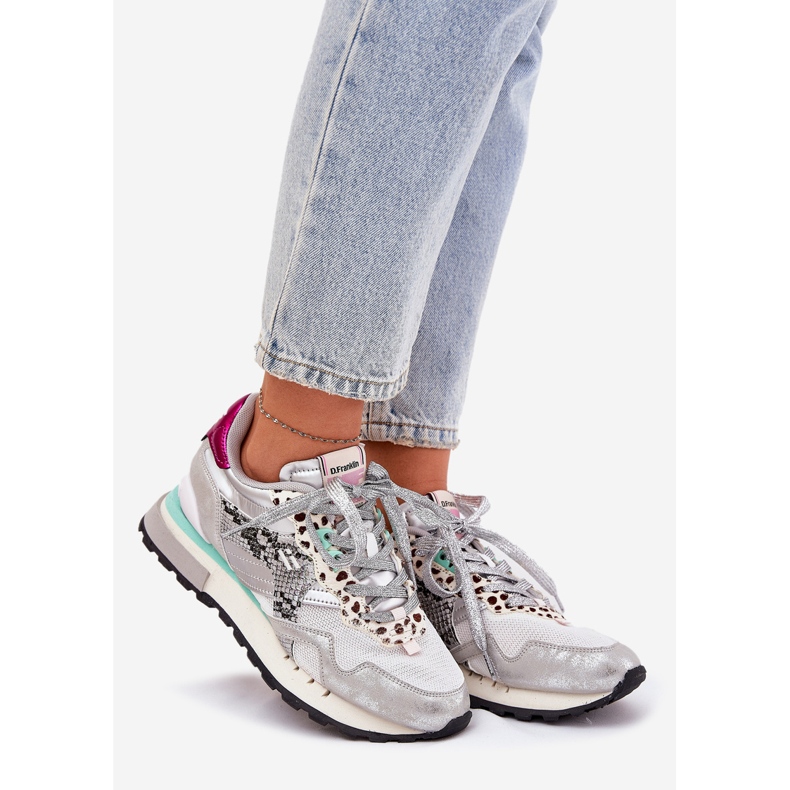 D.Franklin Sneakers Dámské sportovní boty D.Franlin DFSH378006 stříbro 1