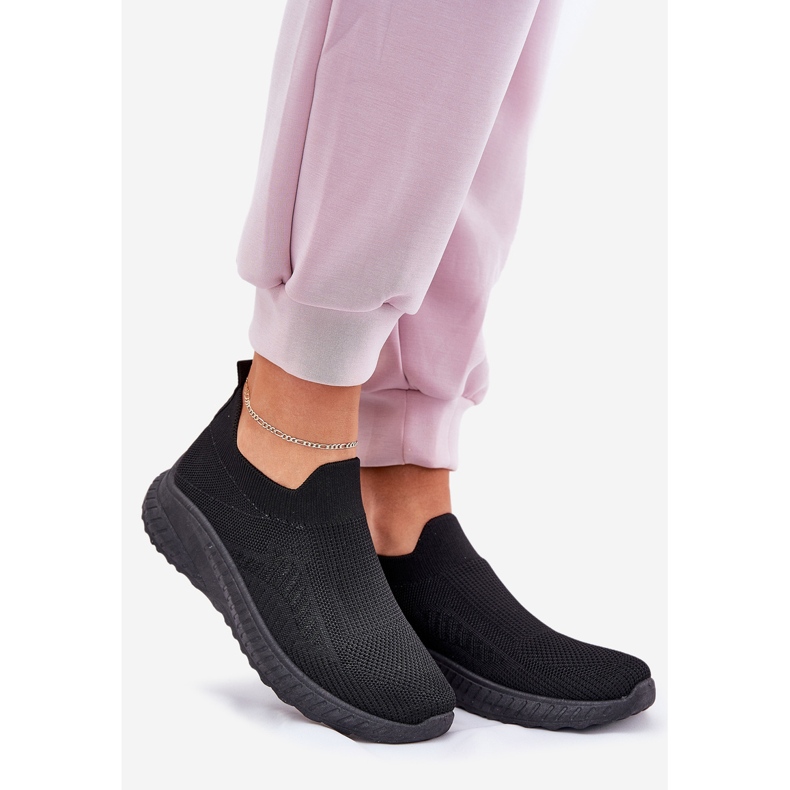 Sklouzl Material Sports Shoes Dámské černé černý 1