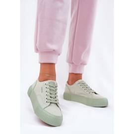Materiál ženský kamarád tenisky Big Star RR274408 Green zelený 2
