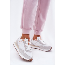 Dámská semišová ženská sportovní bota Big Star RR274235 Hi-Polish Beige System béžový 2