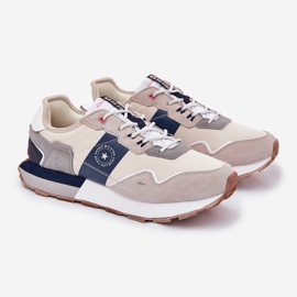 Pánské semišové tenisky na Big Star RR174471 Hi-Polish System System Platform šedá 1