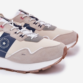 Pánské semišové tenisky na Big Star RR174471 Hi-Polish System System Platform šedá 2