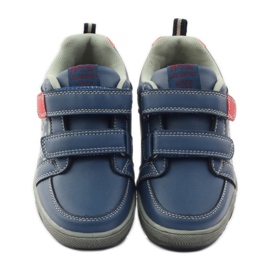 American Club Americké sportovní tenisky CA51 na suchý zip červené vícebarevný šedá 4