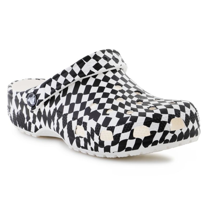 Crocs Classic Warped Checker Clog 211007-103 bílý 1