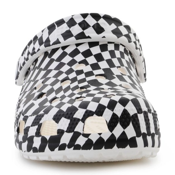 Crocs Classic Warped Checker Clog 211007-103 bílý 2