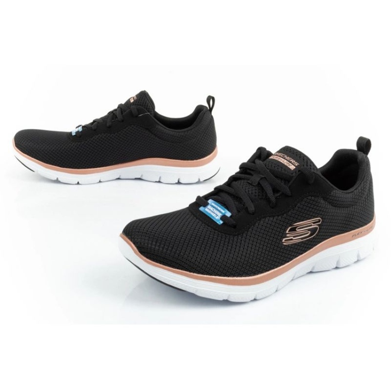 Boty Skechers Flex Appeal 4.0 Brillant View 149303/BKRG černá 8
