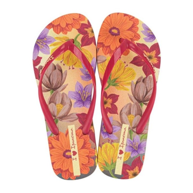 Ipanema flip -flops Verao Tropical FEM 27197 BB263 červené 1