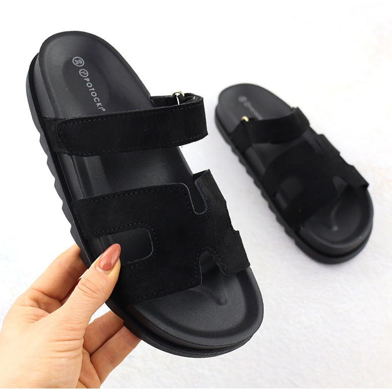 Dámské pantofle Black Potocki GN17303 černý 1