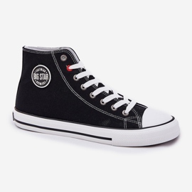 Materiární pánské tenisky Big Star NN174304 Hi-poly System Black System černá 7