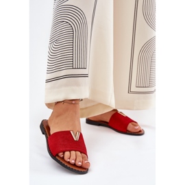 Flip Flip Flip Flip Flip Flip Flip Flip Flops s dekorativními červenými detaily červené 2