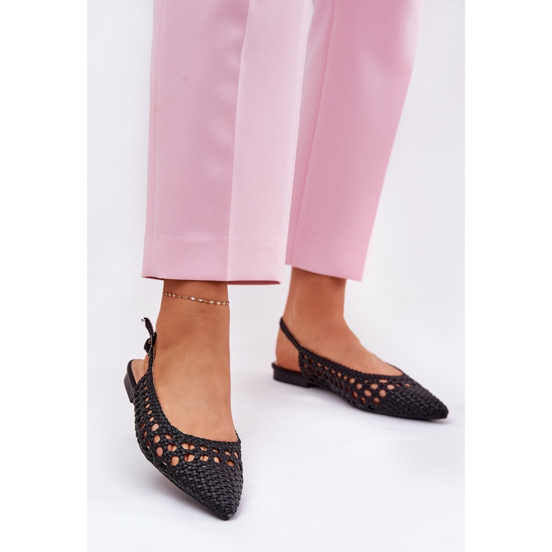 Černé baleríny černá 2