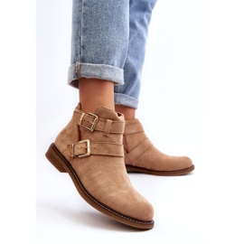 Dámské ploché podpatky s béžovými pruhy 3 Dámské ploché podpatky s béžovými pruhy 3