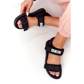 Dámské sportovní sandály Big Star HH274A024 Black černá 5