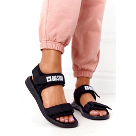 Dámské sportovní sandály Big Star HH274A024 Black černá 2