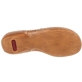 Sandály Rieker 628G7-14 modrý 3