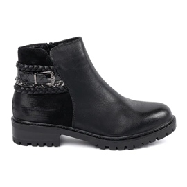 Erynn Dělníci s ozdobným páskem černá 1