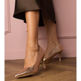 Klasická šampaňská čerpadla na ekologickém špendlíku zlatý 2