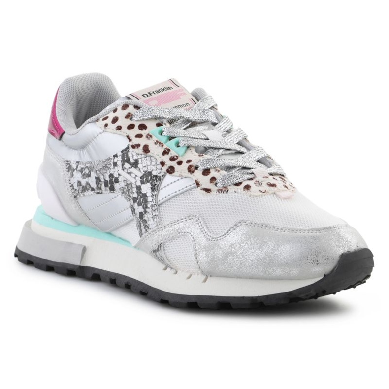 D.Franklinové boty Vibla Zig Patch DFSH378006-SILV bílý 1