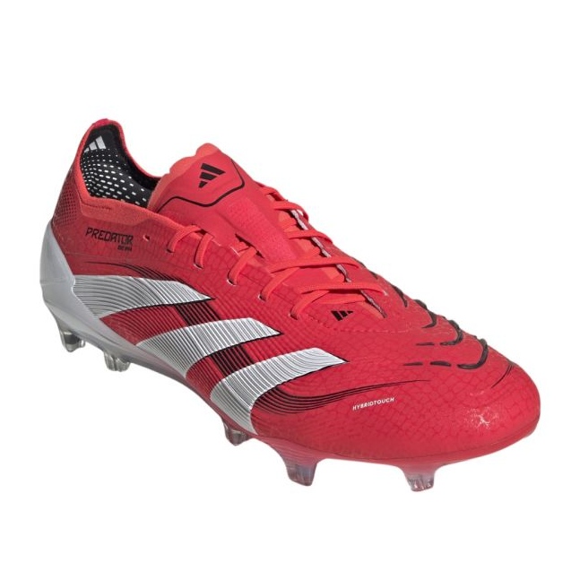 Adidas Predator Elite FG ID3882 Fotbalové boty červené 2