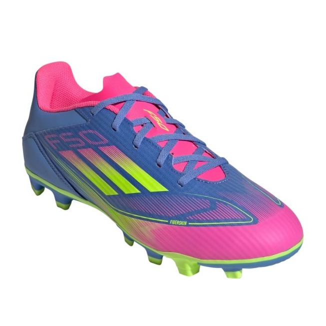 Adidas F50 Club FG/mg IE1245 Fotbal boty modrý 1