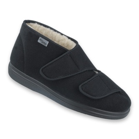 Dr.orto Befado Warm Men's Stippers PU 986M011 černý 1