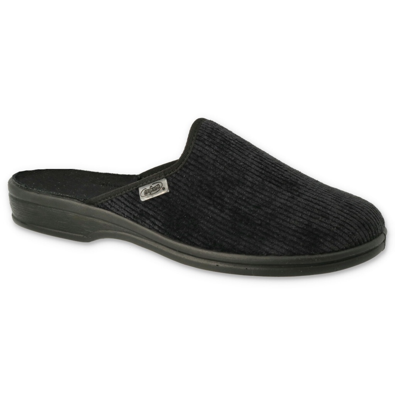 Befado pánské pantofle pu 089M419 černé černý 1