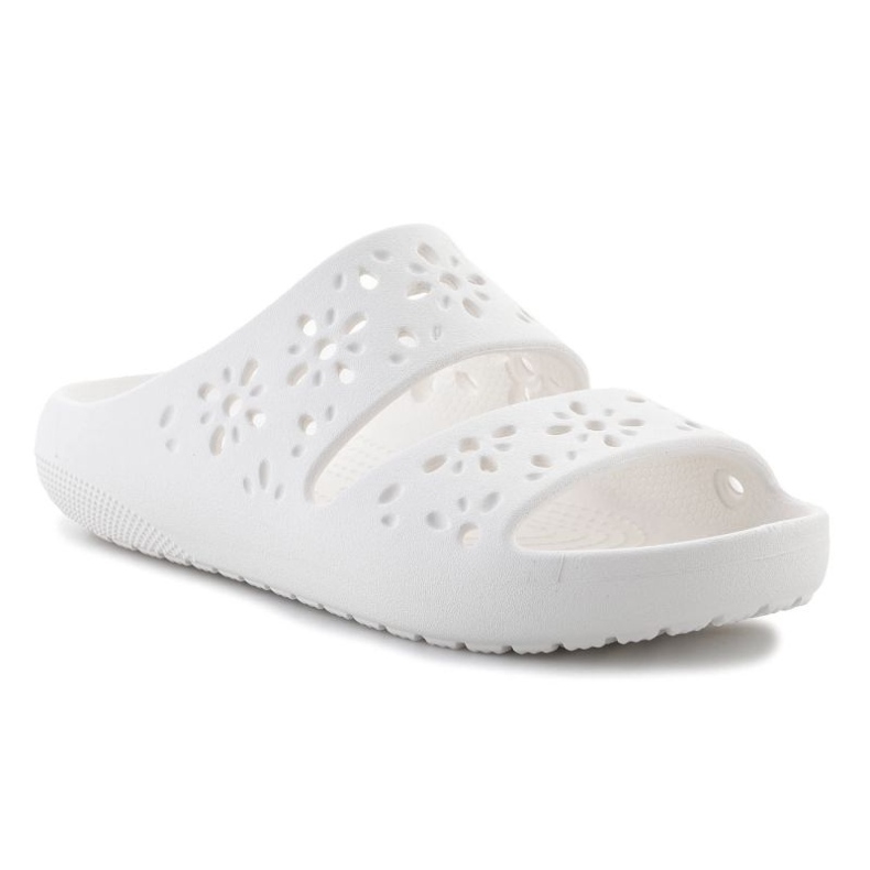Crocs Classic Floral Cutut Sandal 210966-0WV žabky bílý 1 Crocs Classic Floral Cutut Sandal 210966-0WV žabky bílý 1