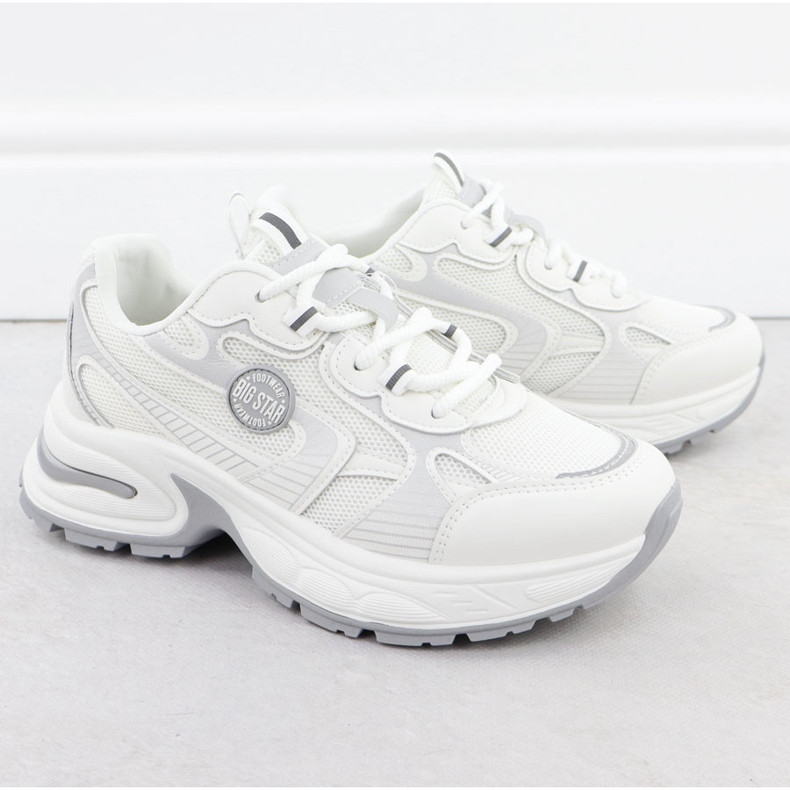 Big Star Dámská sportovní bota bílá velká hvězda RR274A191 bílý 2