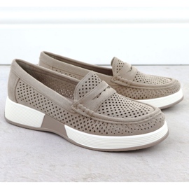 Dámské otevřené boty na platformě Sergio Leone 095H šedá 2