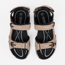 Goodin Dámské hnědé sportovní sandály hnědý 2 Goodin Dámské hnědé sportovní sandály hnědý 2