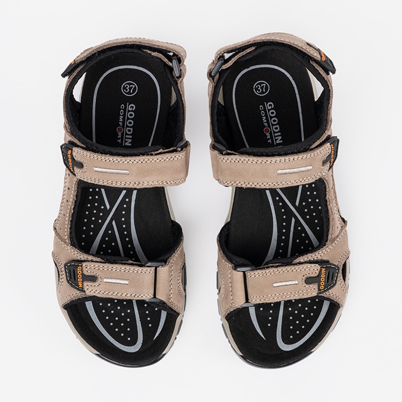 Goodin Dámské hnědé sportovní sandály hnědý 2 Goodin Dámské hnědé sportovní sandály hnědý 2