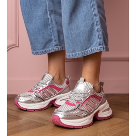 Silver-Pink Dámské sportovní tenisky růžový 1