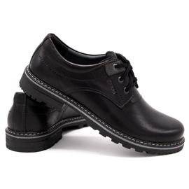 Kampol Kožené pánské boty 32/15 Black černá 4 Kampol Kožené pánské boty 32/15 Black černá 4