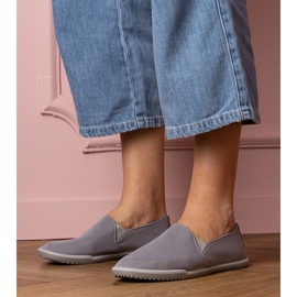 Šedé ženské slichové tenisky šedá 1 Šedé ženské slichové tenisky šedá 1