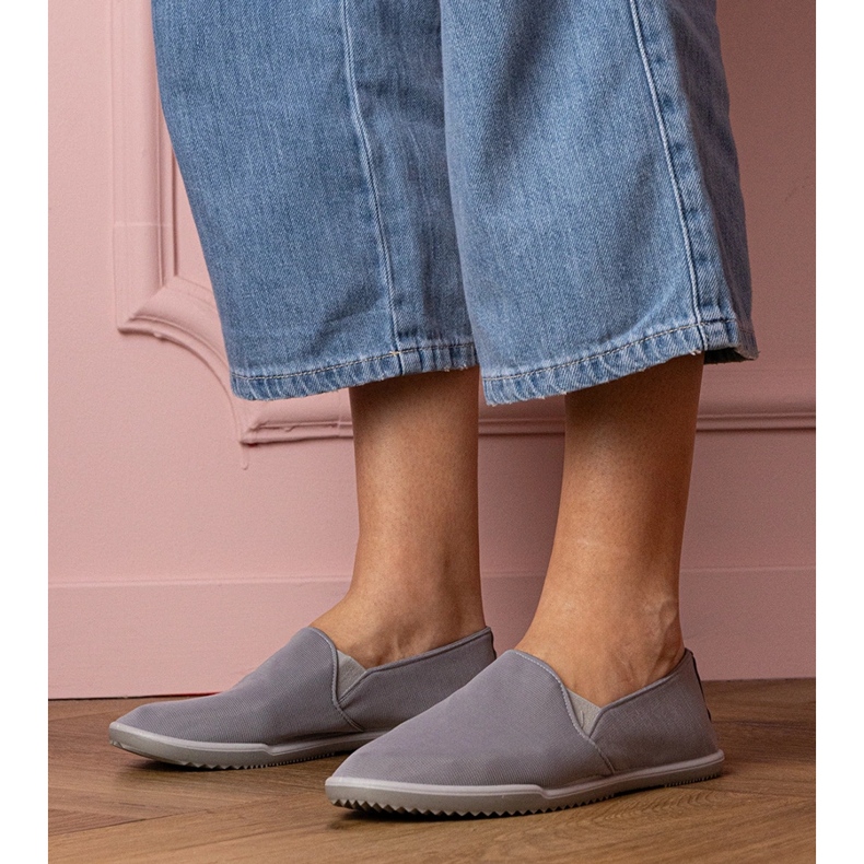 Šedé ženské slichové tenisky šedá 1 Šedé ženské slichové tenisky šedá 1