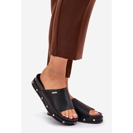 Big Star Dámské žabky na platformě s velkými hvězdami RR274214 černá 1 Big Star Dámské žabky na platformě s velkými hvězdami RR274214 černá 1