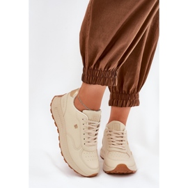 Big Star Lehká ženská sportovní bota velká hvězda RR274630 Hi-Polish Beige System béžový 2
