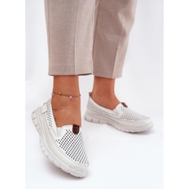 Openwork Vinceza 95336 Natural Ballerinas bílý 2 Openwork Vinceza 95336 Natural Ballerinas bílý 2